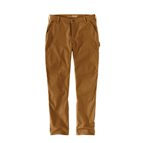 WOMEN'S CARHARTT RUGGED FLEX CANVAS WORK PANT- CARHARTT BROWN