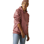 ARIAT WOMENS REBAR SUPERIOR HOODIE- NOSTALGIA ROSE