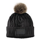 WOMEN'S CARHARTT KNIT POM-POM BEANIE- BLACK