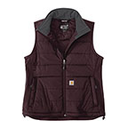 WOMEN'S CARHARTT RELAXED FIT LIGHT-WEIGHT INSULATED VEST- BLACKBERRY