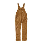 WOMEN'S CARHARTT RUGGED FLEX LOOSE FIT CANVAS BIB OVERALL- CARHARTT BROWN