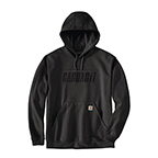 CARHARTT EMBROIDERED LOGO GRAPHIC SWEATSHIRT- BLACK