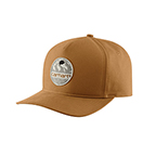 CARHARTT CANVAS MOUNTAIN PATCH CAP- BROWN