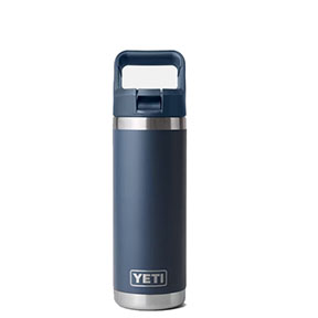 Yeti Rambler 18 oz. Bottle with Straw Cap - Navy