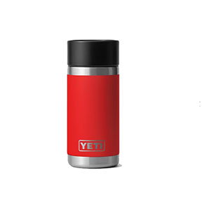 Yeti Rambler 12oz Bottle with Hotshot Cap Rescue Red