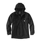 CARHARTT RAIN DEFENDER HEAVYWEIGHT SHIRT JAC- BLACK