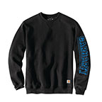 CARHARTT MIDWEIGHT CREWNECK GRAPHIC SWEATSHIRT- BLACK