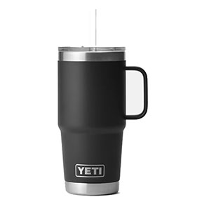 Yeti Rambler 26 oz. Stackable Cup with Straw Lid - Black