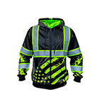 SS360º Stealth American Grit Zip-Up - Black - Type-O Reflective Safety