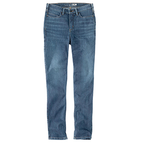 WOMEN'S CAHARTT RUGGED FLEX SLIM FIT JEAN- LAUREL