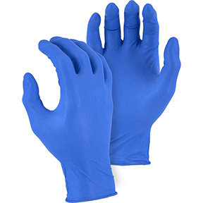 DISPOSABLE INDUSTRIAL GRADE 5-6 MIL NITRILE GLOVE, POWDERED