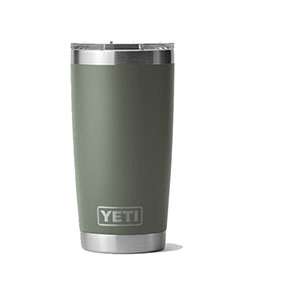 Yeti Rambler 20 Oz Tumbler with Magslider Lid Camp Green