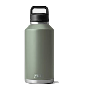 Yeti Rambler 64 Oz Bottle with Chug Cap Camp Green