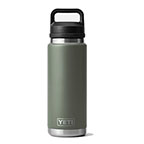 Yeti Rambler 26 Oz Bottle with Chug Cap- Camp Green