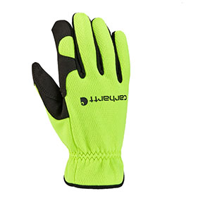 WORK 'n MORE - HIGH DEXTERITY OPEN CUFF GLOVE- HIVIS