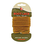 72 in. Waxed Boot Laces, Gold Brown