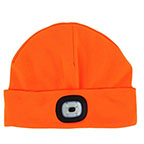 Night Scout Light-Up Rechargeable LED Beanie, Orange