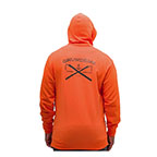 DISPLACEMENT DWR HOODIE-RED ORANGE