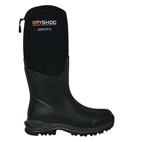 Dryshod Footwear LGXG-WH Women's Legend MXT Gusset Boot-Black