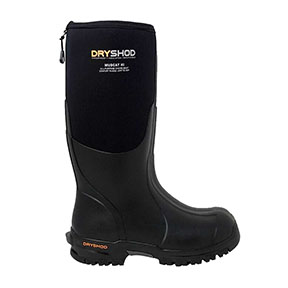 Dryshod Mudcat Rugged Knee High Work Boot- Black