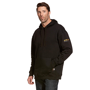 ARIAT REBAR WORKMAN HOODIE- BLACK