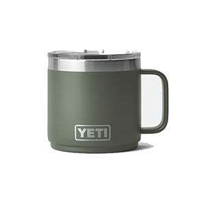 Yeti Rambler 14 oz Mug 2.0 with MagSlider Lid Camp Green