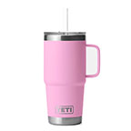 Yeti Rambler 25 Oz Mug with Straw Lid Power Pink