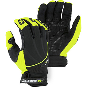 ARMOR SKIN™ MECHANICS GLOVE WITH FINGER GUARDS AND TOUCH SCREEN THREAD