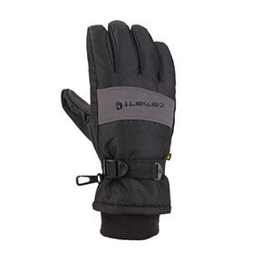 CARHARTT WATERPROOF INSULATED GLOVE- GREY AND BLACK