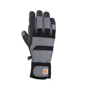CARHARTT FLEXER INSULATED GLOVE-GREY AND BLACK