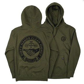 TROLL HAGGLER HOODIE-MILITARY GREEN