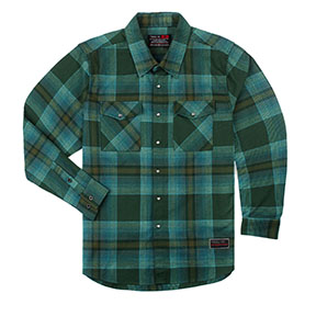 TROLL LUTHER FLANNEL-GOLD AND GREEN