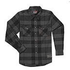 TROLL EVERETT FLANNEL-BLK/GRY