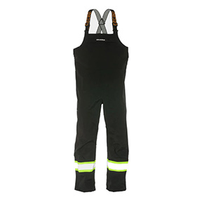 GRUNDENS FULL SHARE BIB CSA- BLACK REFLECTIVE