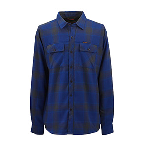 GRUNDENS KODIAK INSULATED FLANNEL SHIRT- OMBRE SODALITE
