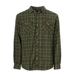 GRUNDENS KODIAK INSULATED FLANNEL SHIRT- DEEP DEPTHS PLAID