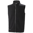 HELLY HANSEN MACHESTER 2.0 ZIP IN FLEECE VEST- BLACK