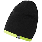 HELLY HANSEN REVERSIBLE BEANIE- BLACK/YELLOW