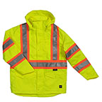 SJ35 Class 1 Yellow Lightweight Ripstop Safety Rain Jacket