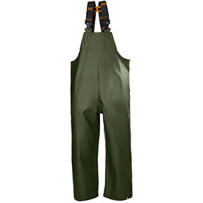 HELLY HANSEN GALE RAIN BIB- ARMY GREEN