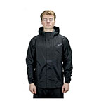 Vallation Men's Dark Rain Jacket-Black