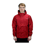 Vallation Men's Dark Rain Jacket-Red