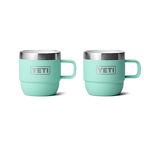 WORK 'n MORE - Yeti Rambler 6 Oz Espresso Mug Seafoam 2pk