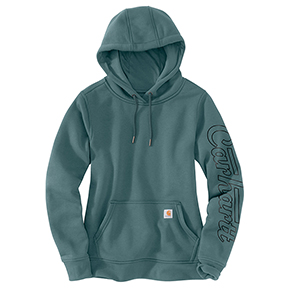 WOMEN'S RAIN DEFENDER MIDWEIGHT GRAPHIC SWEATSHIRT- SEA PINE