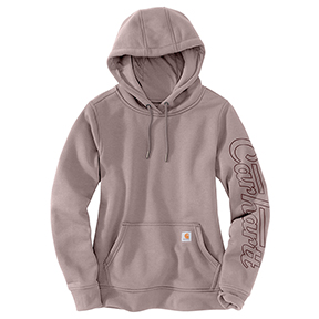 WOMEN'S RAIN DEFENDER MIDWEIGHT GRAPHIC SWEATSHIRT- MINK