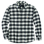 CARHARTT RUGGED FLEX MIDWEIGHT FLANNEL PLAID SHIRT- MALT