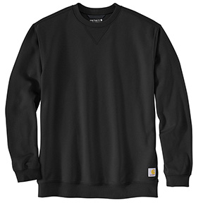 CARHARTT MIDWEIGHT CREWNECK SWEATSHIRT- BLACK