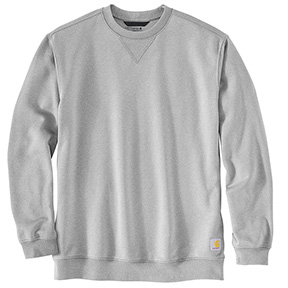 CARHARTT MIDWEIGHT CREWNECK SWEATSHIRT- HEATHER GREY