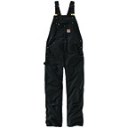 CARHARTT DUCK BIB OVERALL- BLACK