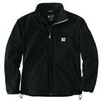 CARHARTT RELAXED FIT MOCK-NECK JACKET- BLACK